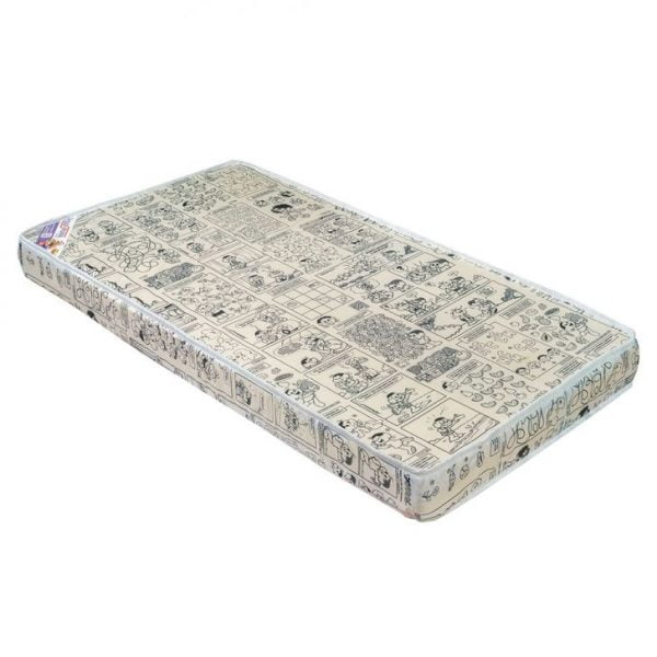 Colchão Infantil Turma Da Mônica D18 (10x70x130) Preto E Branco
