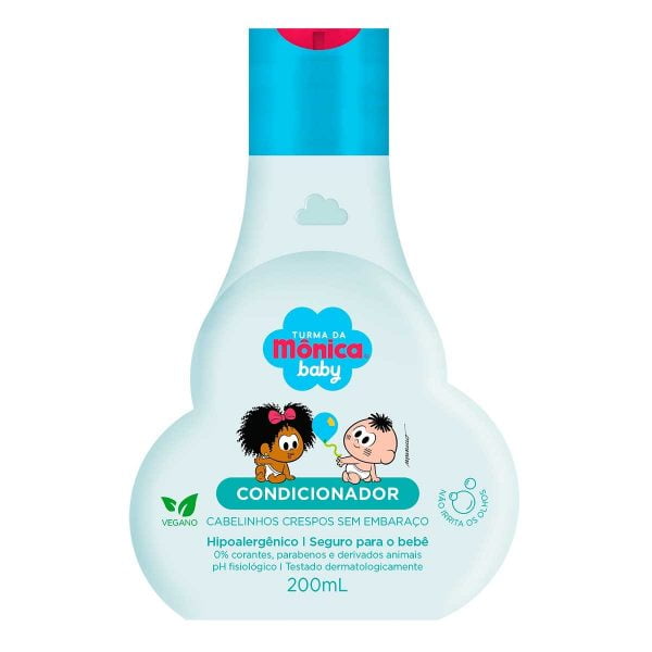 Condicionador Turma da Mônica Baby Cabelinhos Crespos sem Embaraço com 200ml 200ml