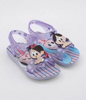 Sandália Infantil Ipanema com Patches da Mônica e Magali Baby - Tam 19 ao 23/24