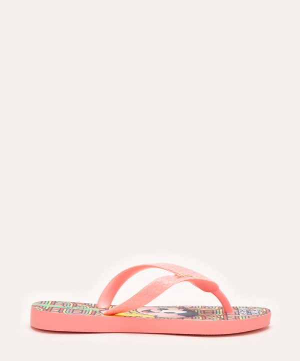 chinelo infantil ipanema turma da mônica rosa