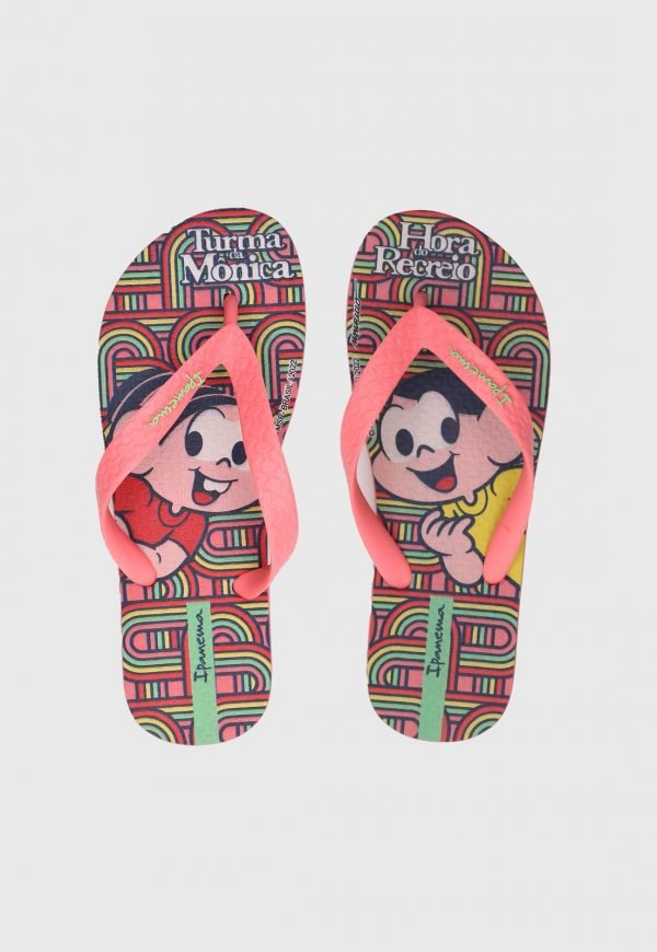 Infantil - Chinelo Ipanema Turma Da Mônica Rosa