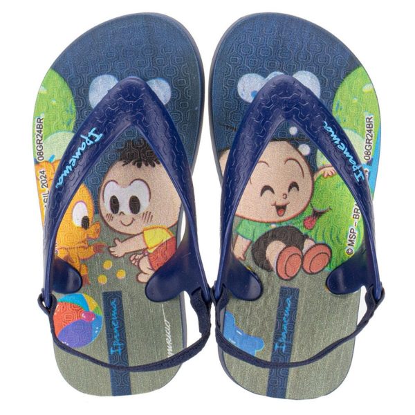 Infantil - Chinelo Baby Turma Da Mônica Ipanema 26791 A3296791 Azul Marinho